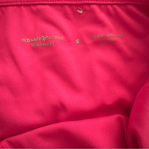 Old Navy Powersoft Hot Pink Mini Skort Skirt Pockets Small Athletic Sporty Gym - Picture 3 of 8